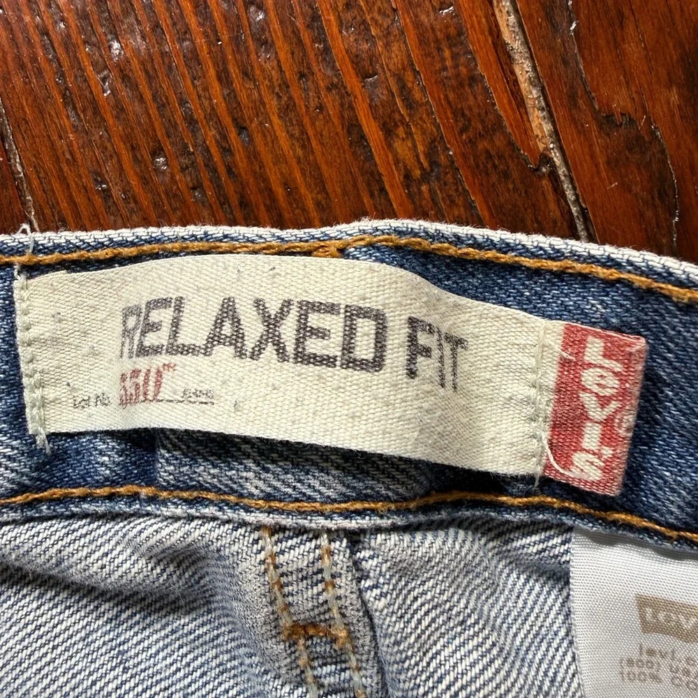 Vintage Levis 550 Jeans Mens 34x32 Blue Relaxed Tapered Y2K 90s‎